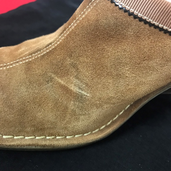 Cole Haan Suede Wedge Clogs 7 - Picture 4 of 8